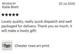 Chester Rows Print