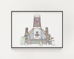 Liverpool Metropolitan Cathedral print