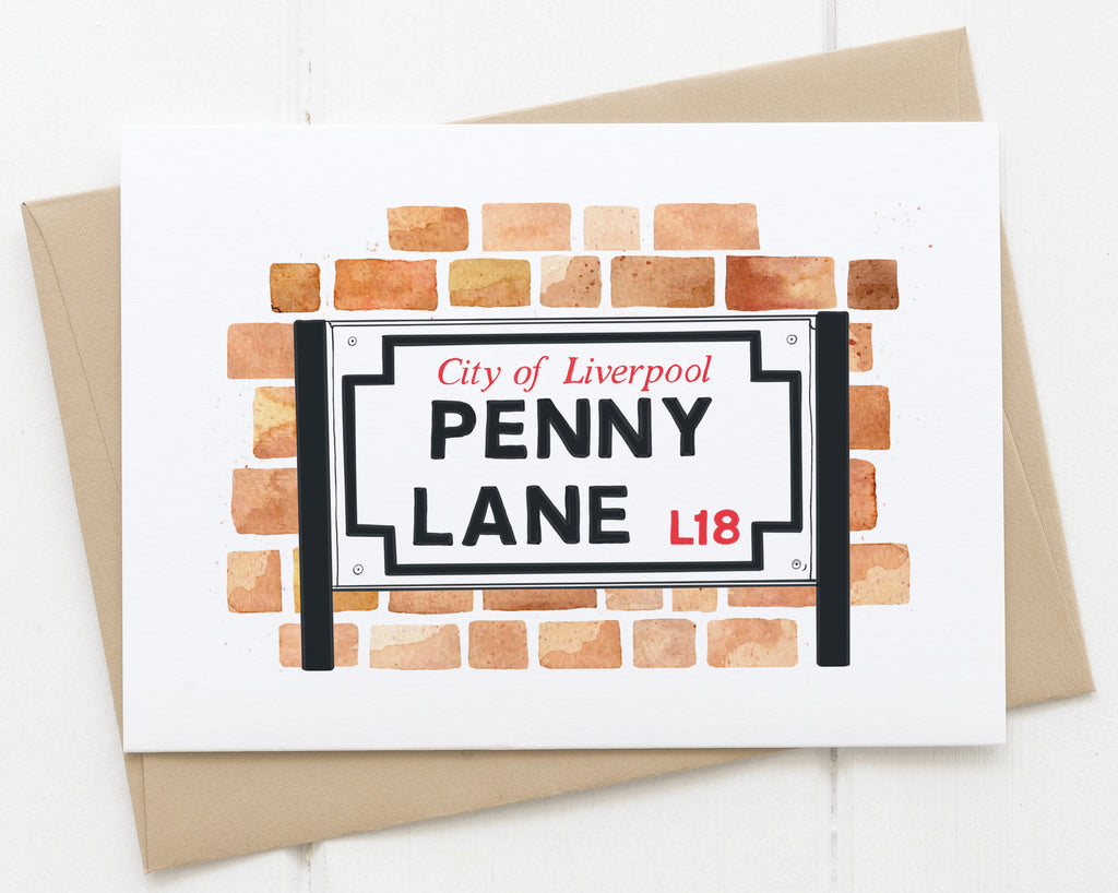 Penny Lane Sign Card