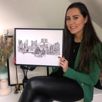 York landmarks print