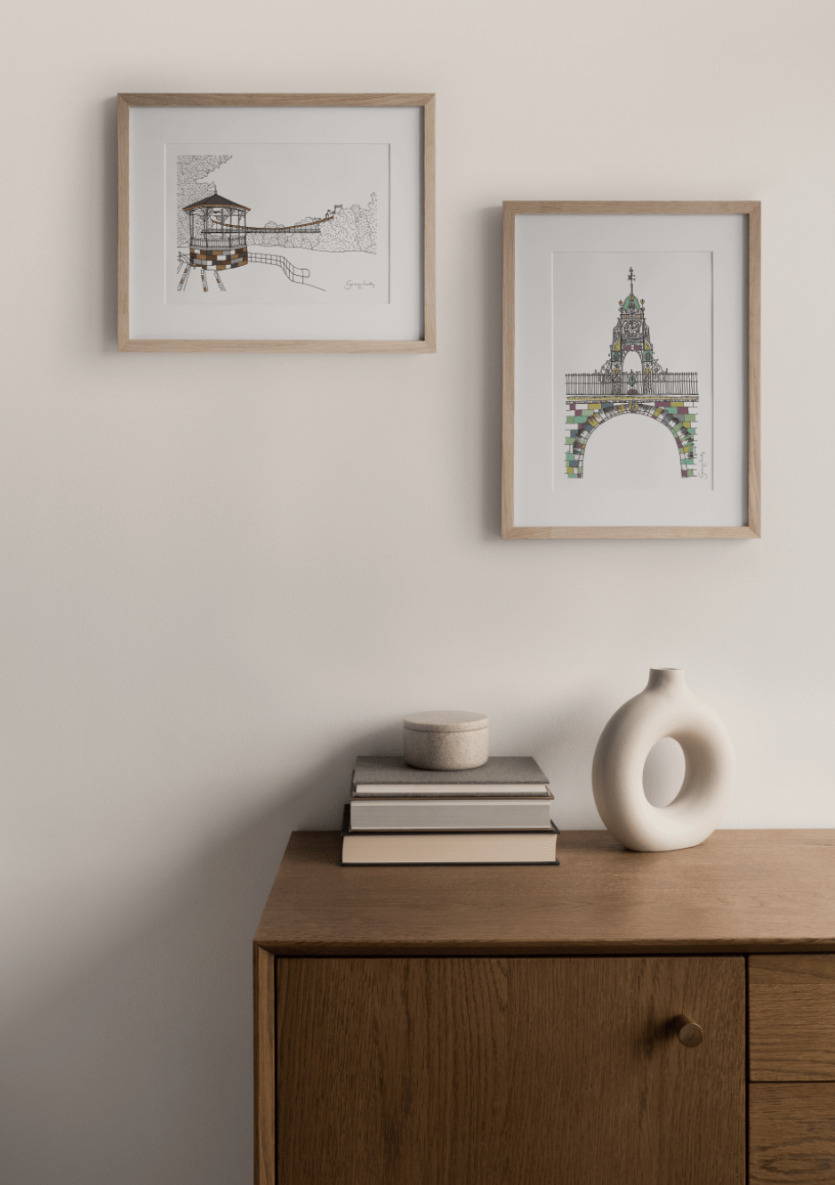 Eastgte Clock Print
