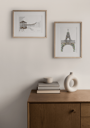 Eastgte Clock Print