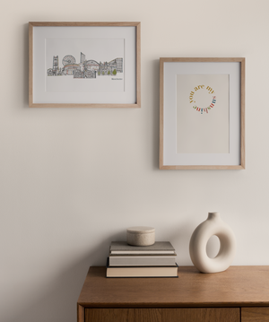 Manchester Landmarks Print