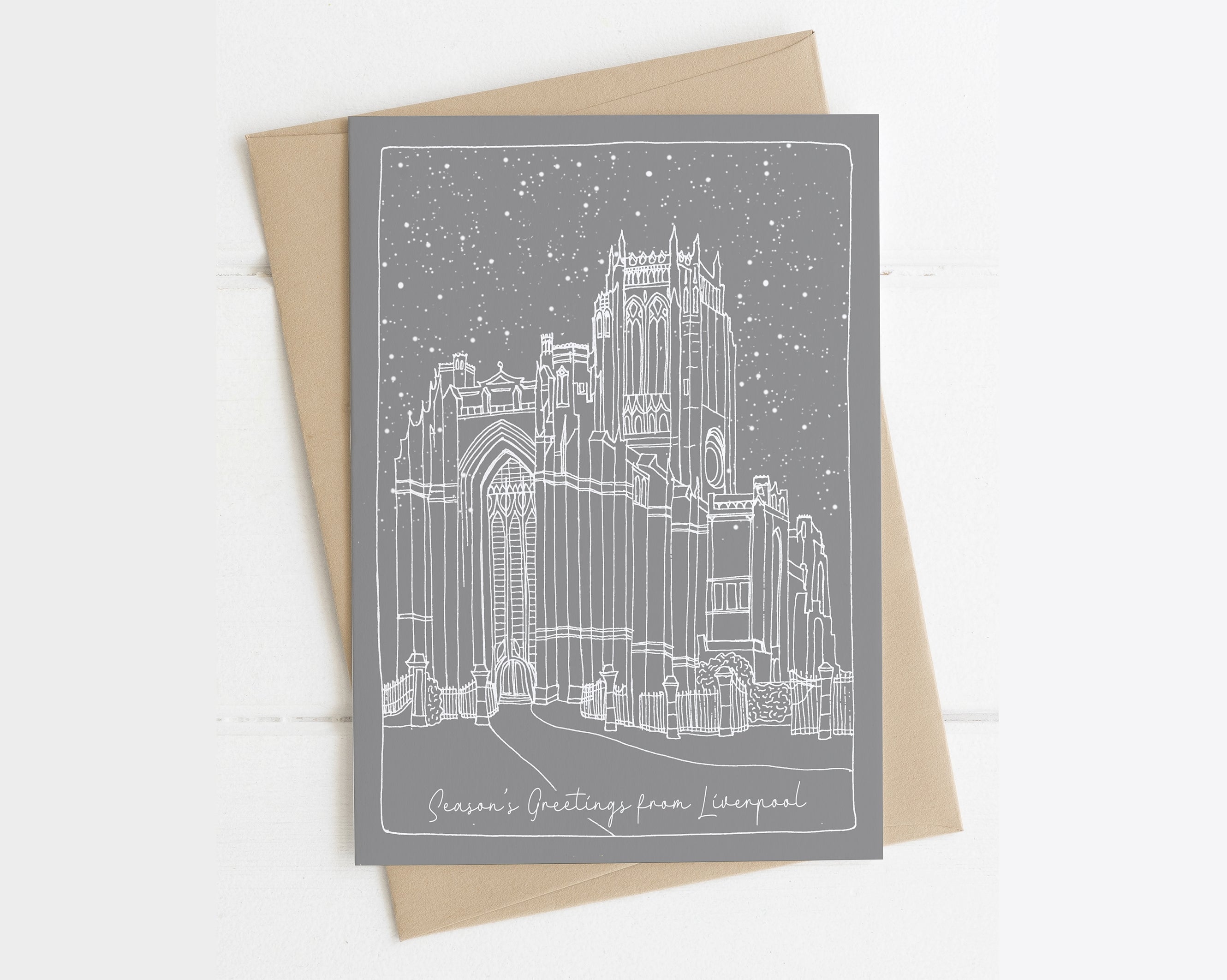 Liverpool Christmas Card Pack of 6