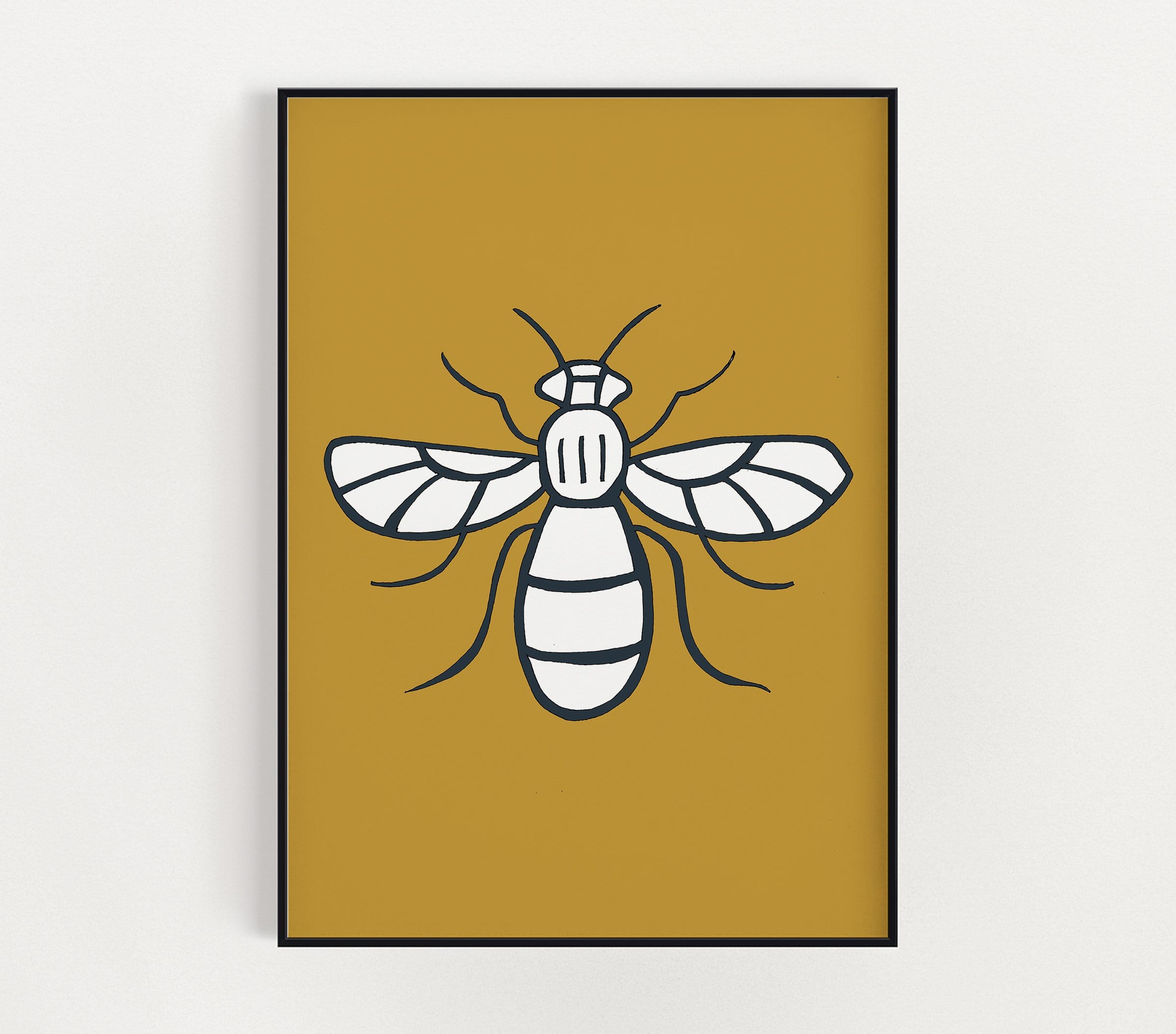 Manchester Bee Print