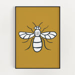 Manchester Bee Print