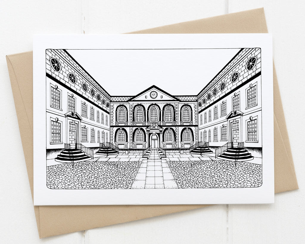 The Bluecoat greetings card