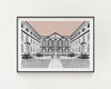 Bluecoat blush pink print