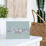 Manchester card blue