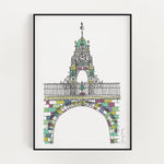 Eastgte Clock Print