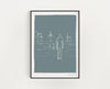 Crosby Beach Liverpool print