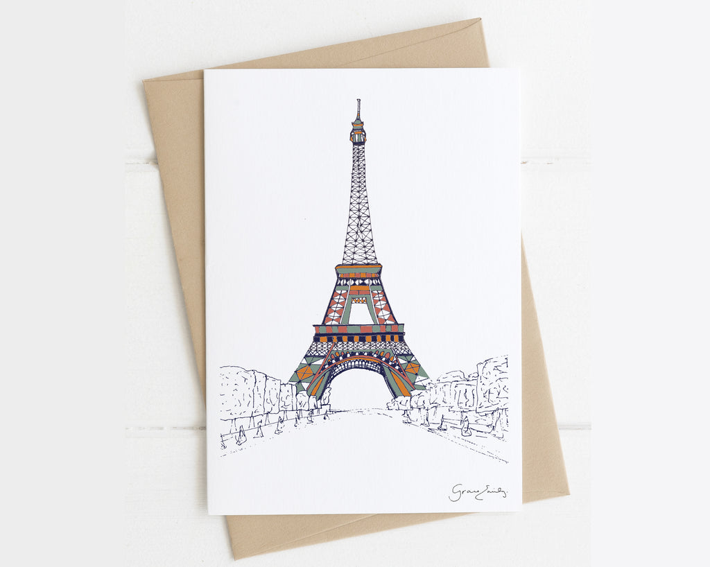 Eiffel tower card