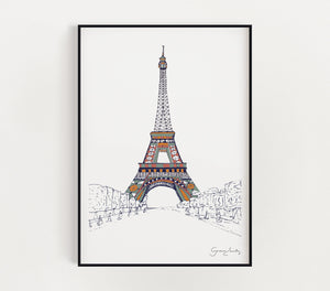 Eiffel Tower Print