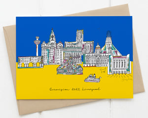 Eurovision Skyline Card