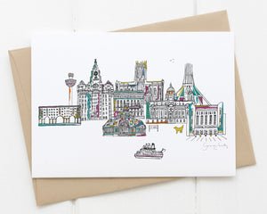 Liverpool Landmarks Card