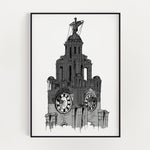 Liverbuilding Grey Print