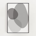 Grey Shapes Print