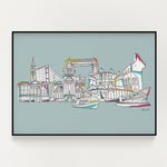 Hull skyline blue