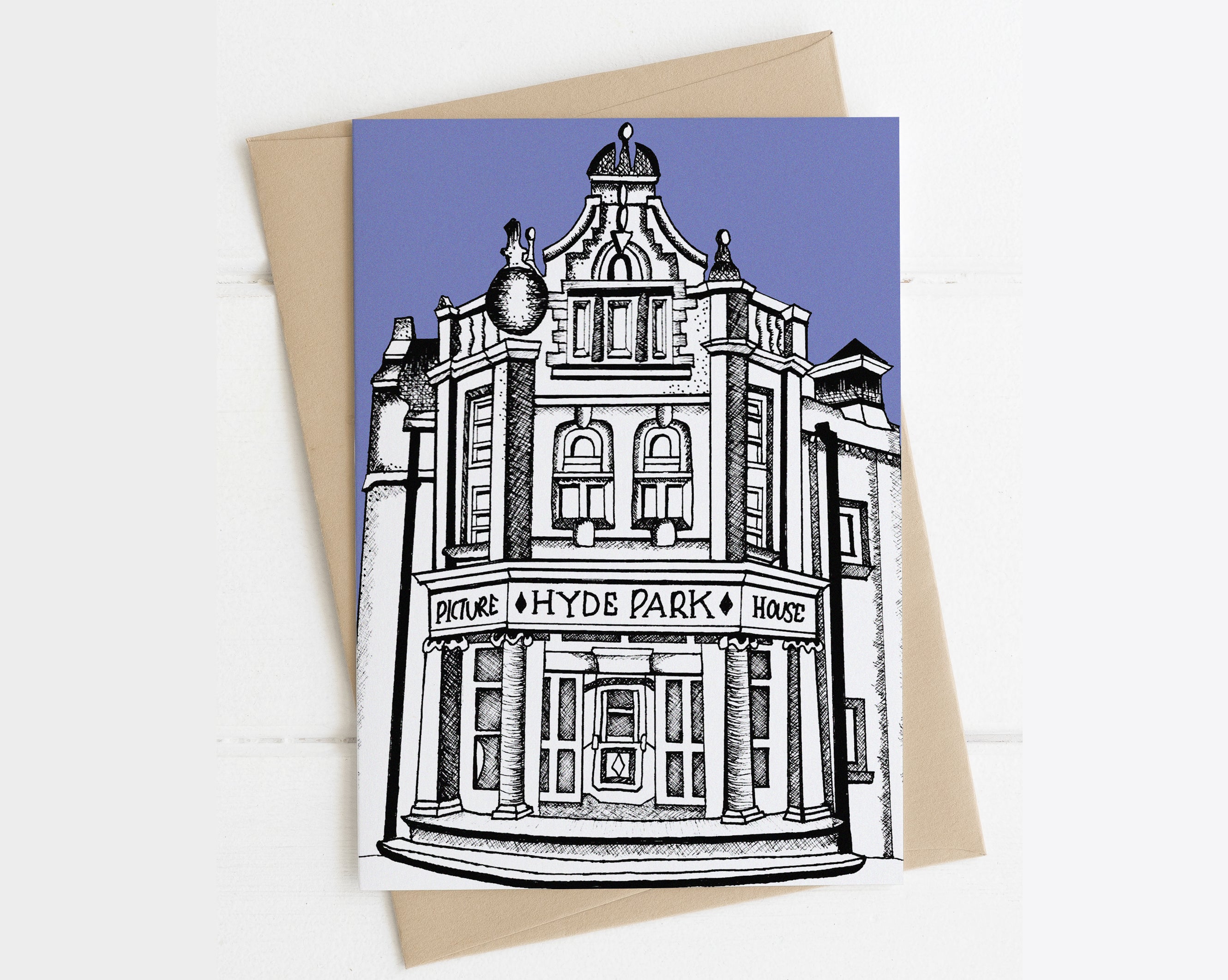 Hyde Park Picture House Leeds purple card