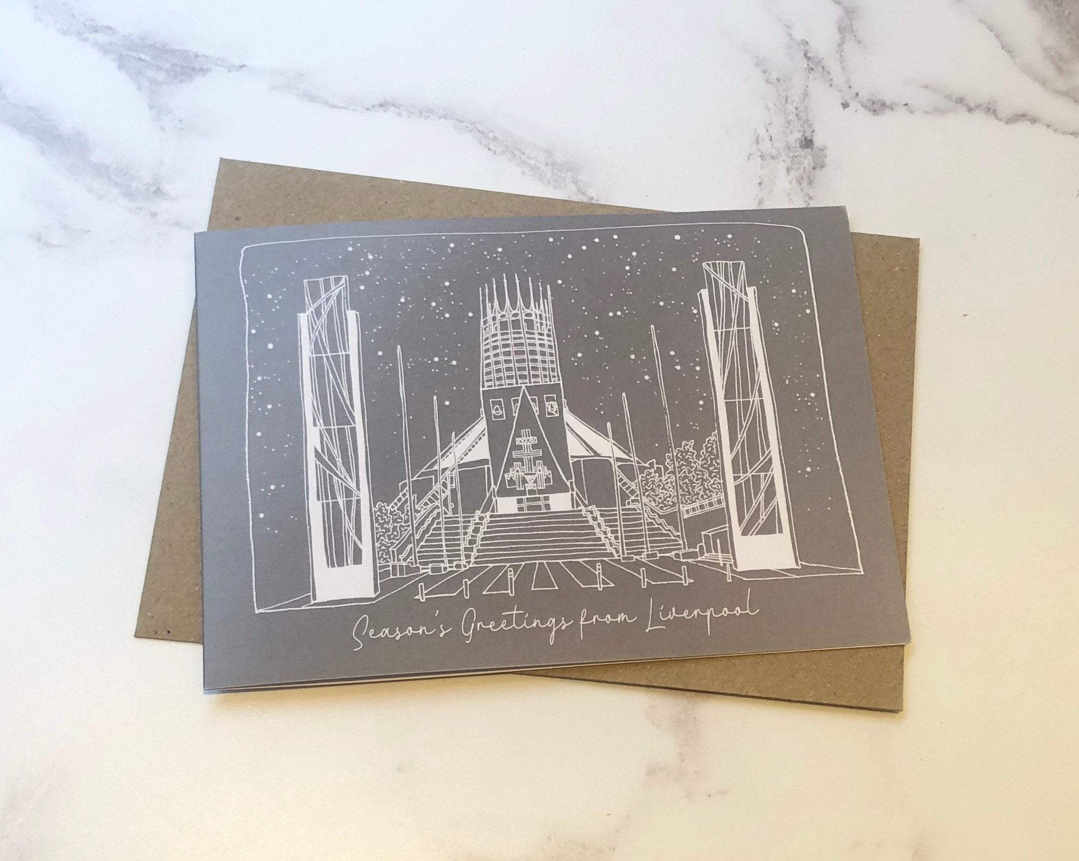 Liverpool Metropolitan Cathedral Christmas Card