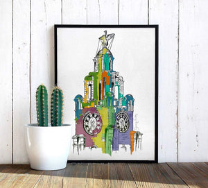 Liverbuilding Print