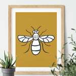 Manchester Bee Print