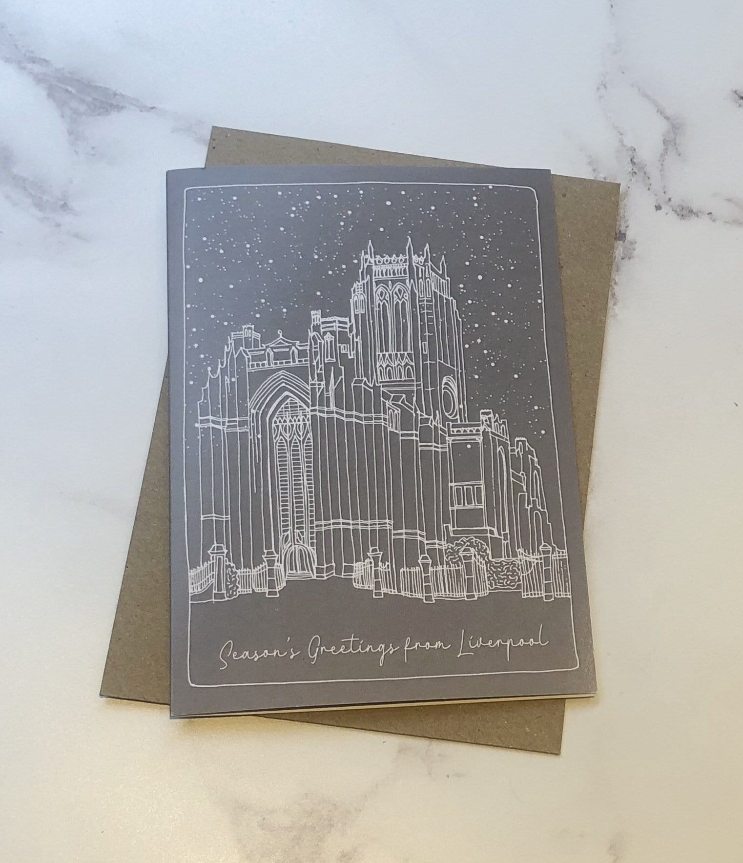 Liverpool Anglican Cathedral Christmas Card