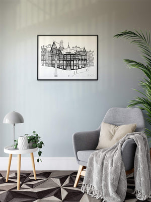 Chester Rows Print