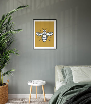Manchester Bee Print