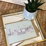 Manchester card blue