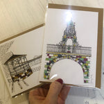 Chester Eastgate Clock greetings card