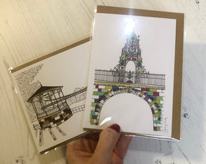 Chester Eastgate Clock greetings card