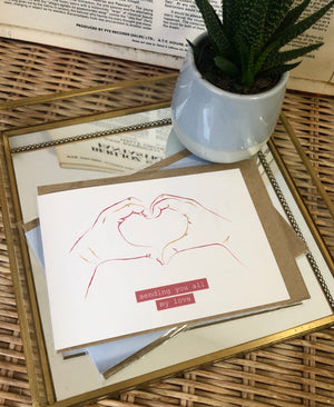 Sending Love Card