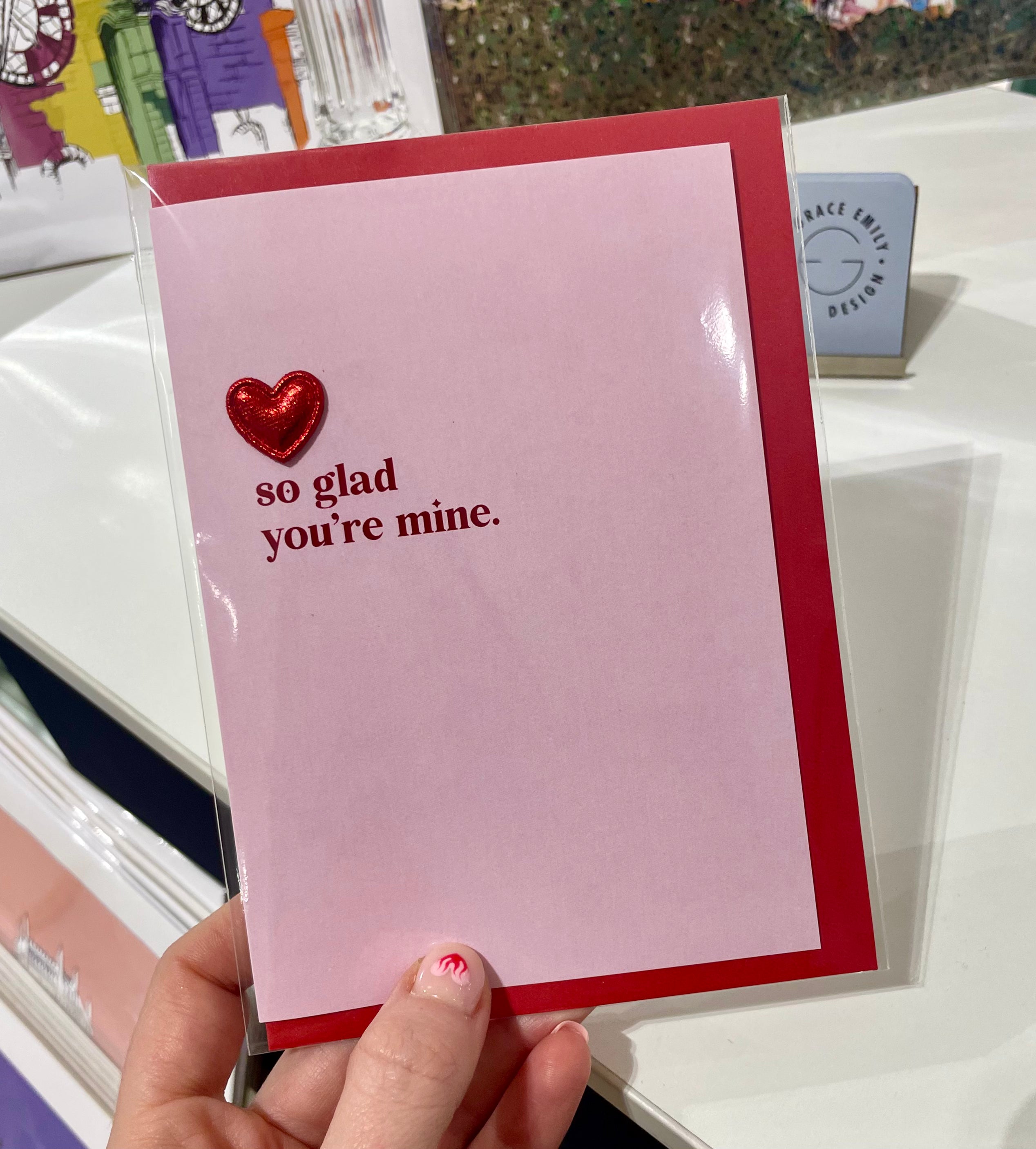 So glad you're mine card