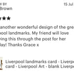 Liverpool Landmarks Card