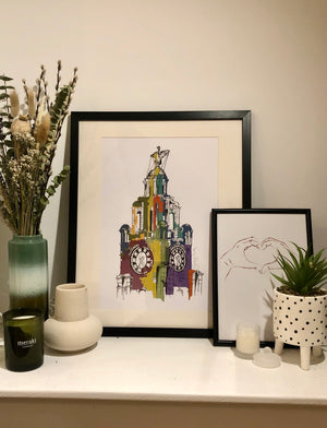 Liverbuilding Print