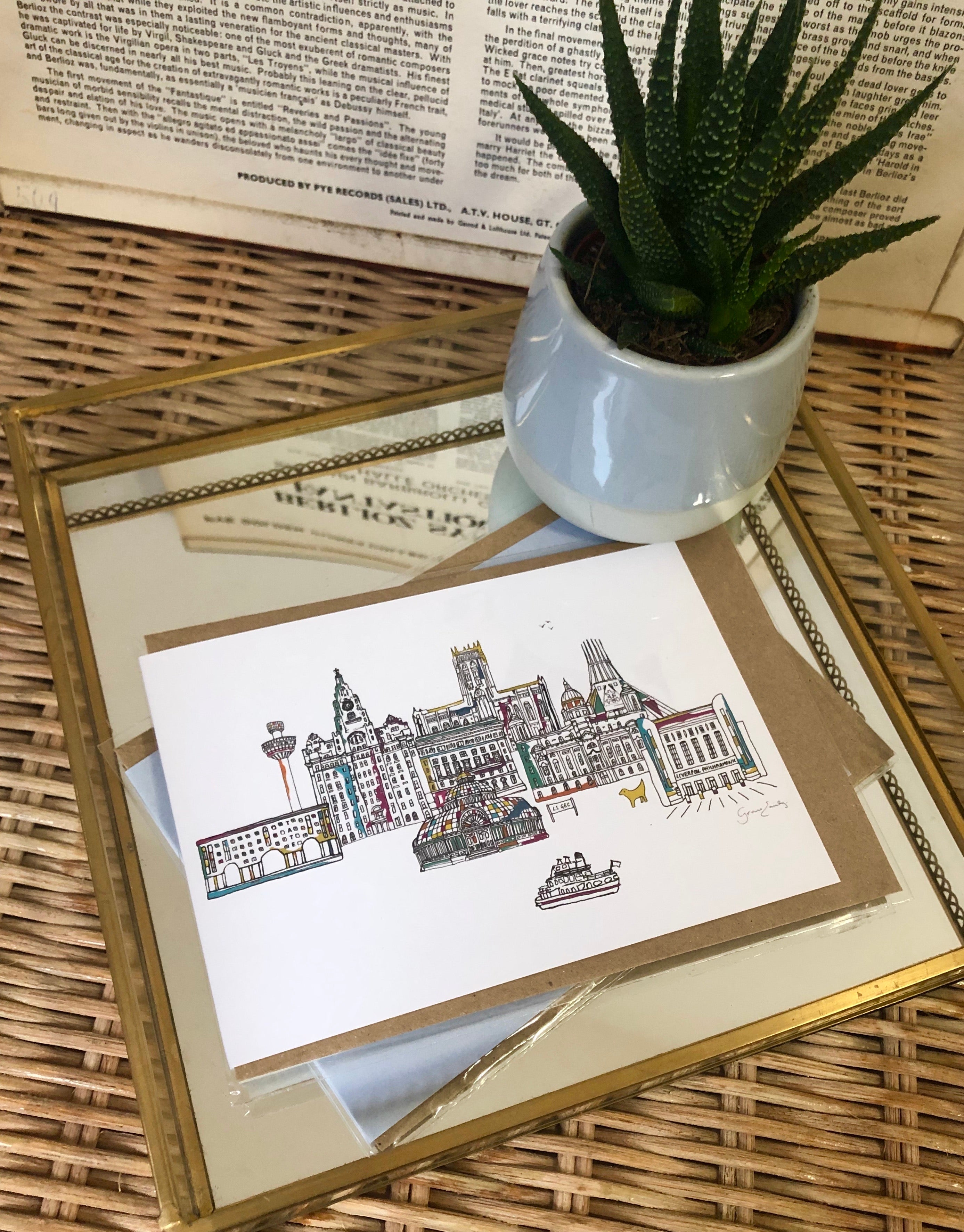 Liverpool Landmarks Card