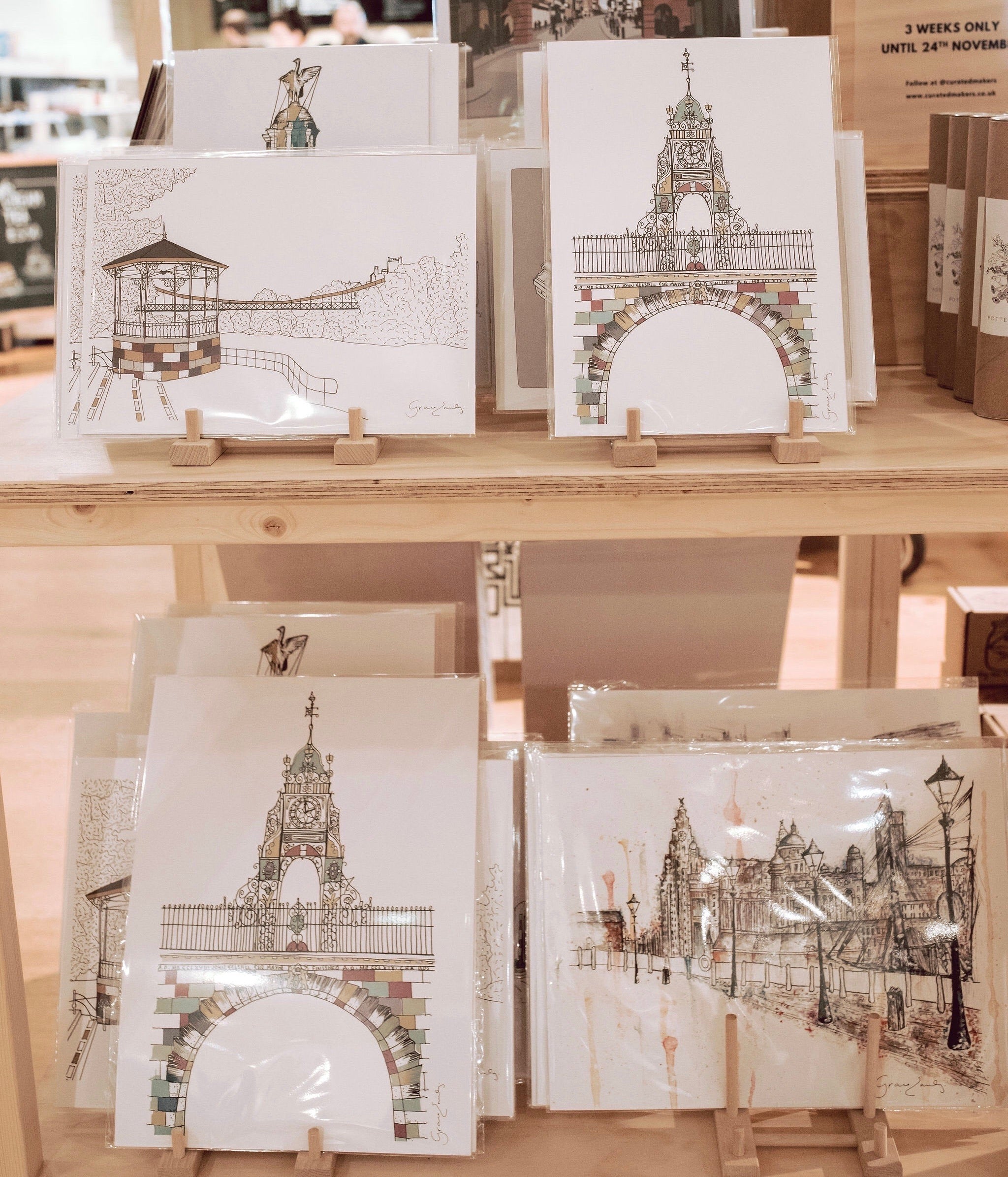 Eastgte Clock Print