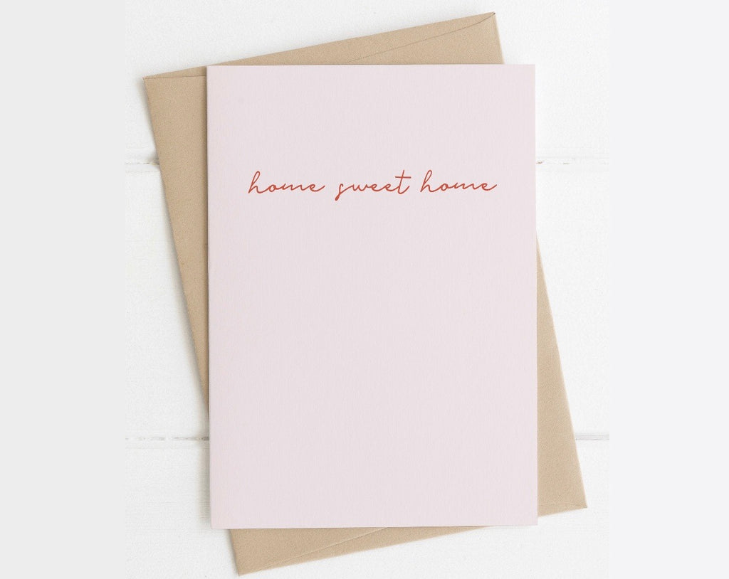 Home sweet home card