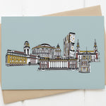 Leeds landmarks blue card