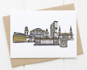 Leeds landmarks white