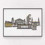 Leeds landmarks white