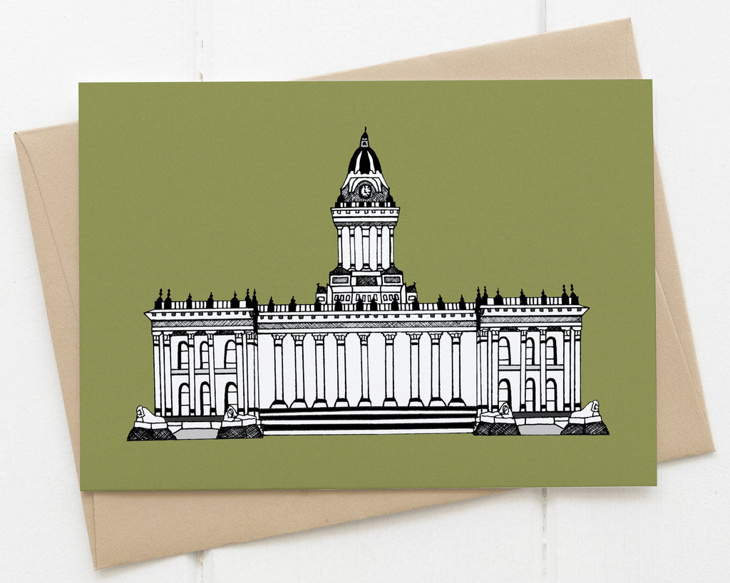 Leeds Town Hall olive card