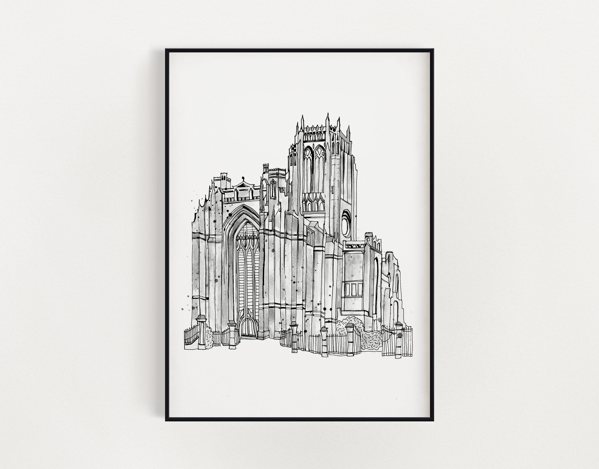 Anglican Cathedral black & white