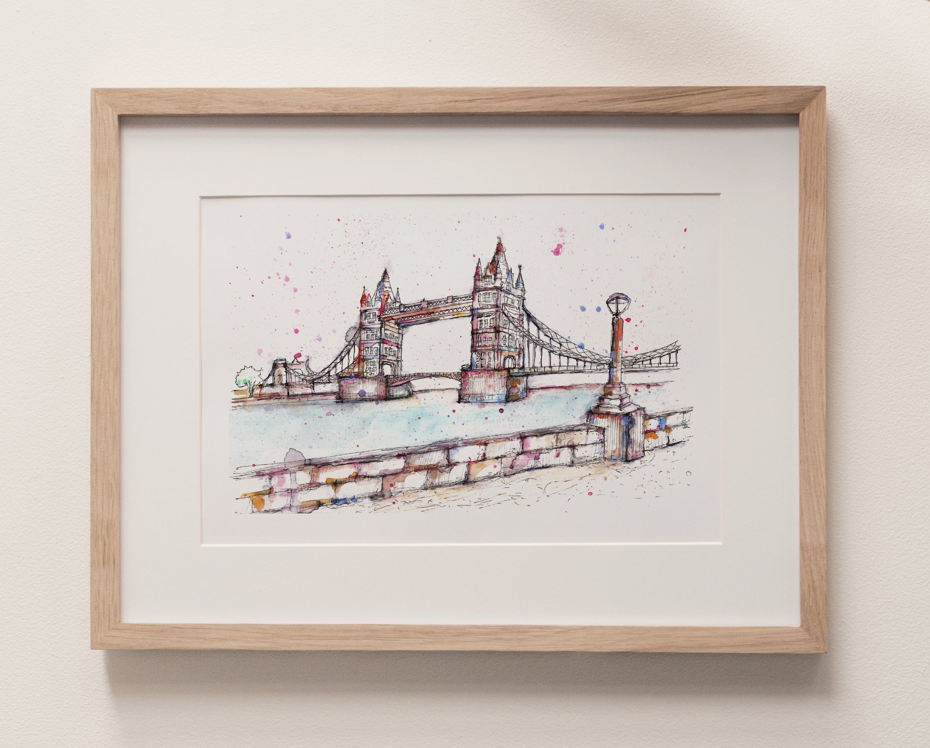 Tower Bridge Watercolour Print