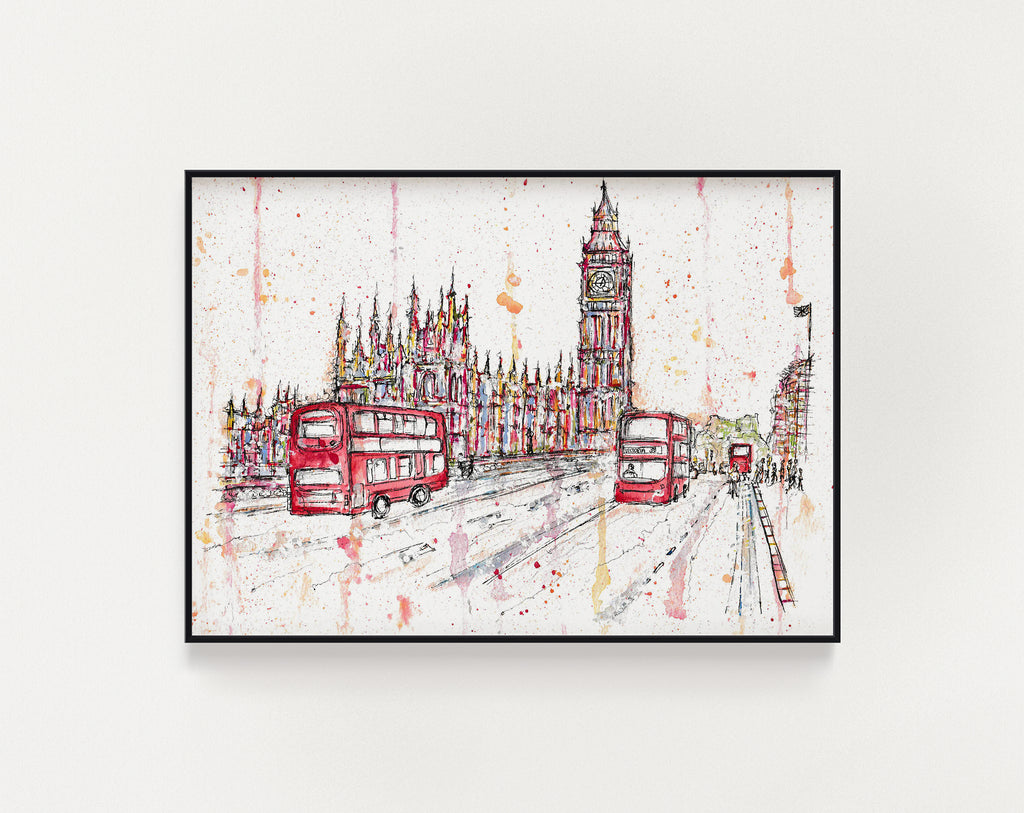 London Colourful print