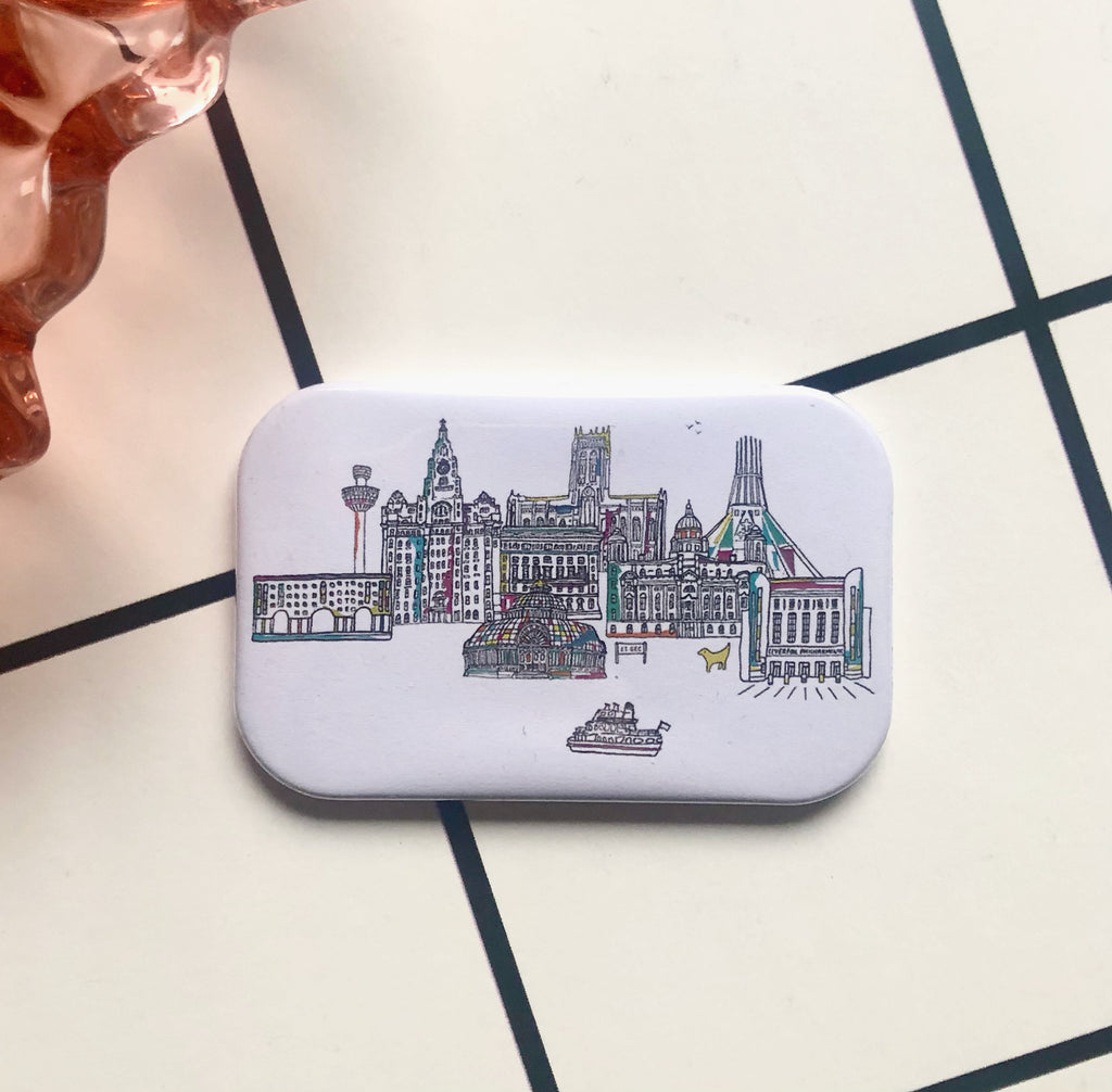 Liverpool landmarks magnet