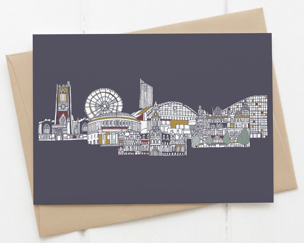 Purple Manchester card