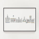 Liverpool Skyline Print