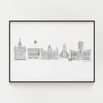 Liverpool Skyline Print